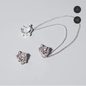 New Oden's Eye Ear Cuff & Studs with Chain